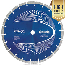 Mexco 115mm Concrete Professional Grade Diamond Blade Cutting Disc