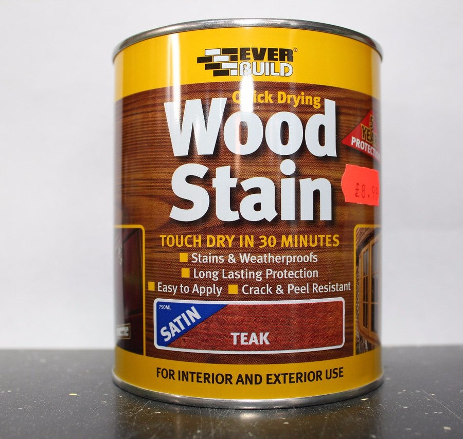 Everbuild Woodstain Satin 2.5ltr