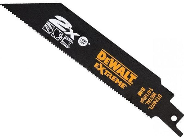 DeWalt DT2407L-QZ Reciprocating Saw Blades 152mm 14/18 TPI Metal x 5