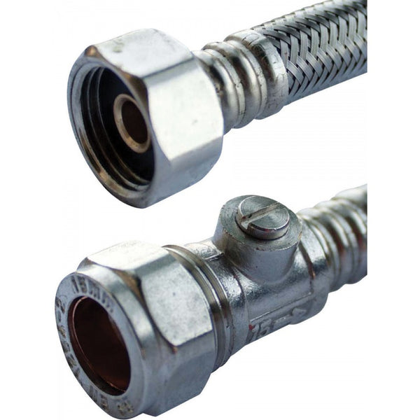 Flexible Tap Connector with Isolator Valve