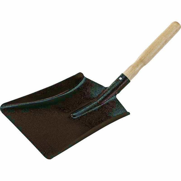Bulldog Hand Coal Shovel Fitted With Wooden Handle