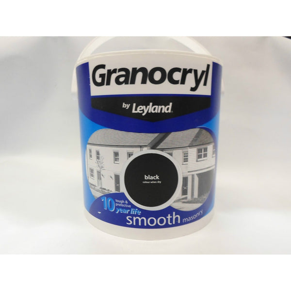 Granocryl Smooth Masonry Paint Black