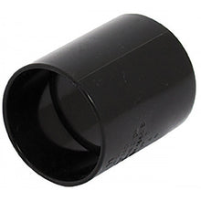 Solvent Weld Straight Coupling Black