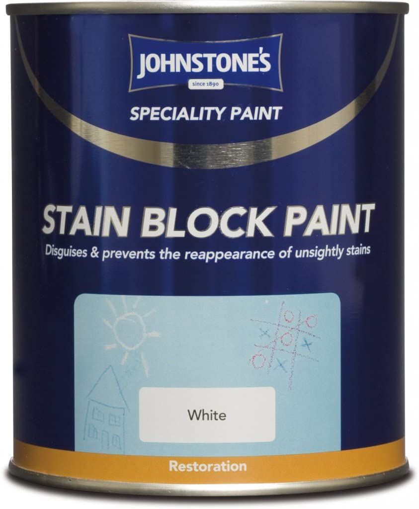 Johnstone's Speciality Stain Block Paint 750ml - White
