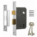 ERA 3 Lever Sashlock 76mm - Chrome