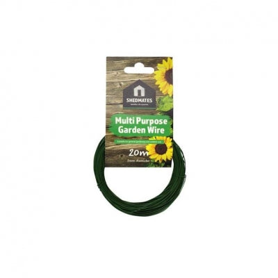 20m x 2mm Plastic Coated Multi-Purpose Garden Wire