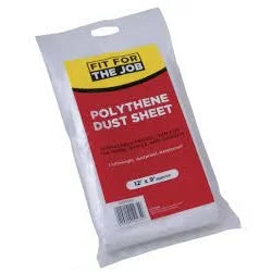 Rodo Fit for the Job Polythene Dust Sheet 12x9ft