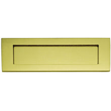 Victorian Letter Plate Polished Brass 250mm x 102mm