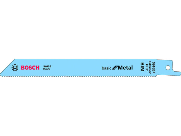 Bosch Metal Sabre Recip Saw Blades 5pk