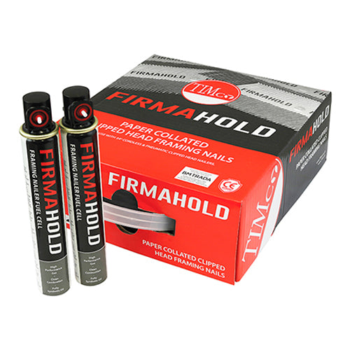 FirmaHold Collated Clipped Head Nails & Fuel Cells - Trade Pack - Ring Shank