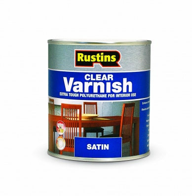 Rustins Polyurethane Varnish Satin Clear