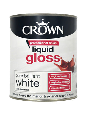 Crown Retail Gloss Brilliant White 750ml