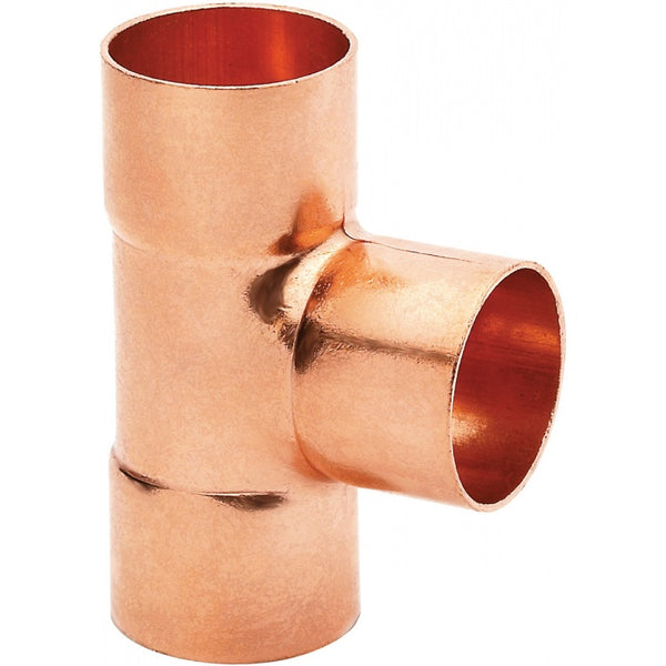 Copper End Feed Equal Tee Pack Of 25