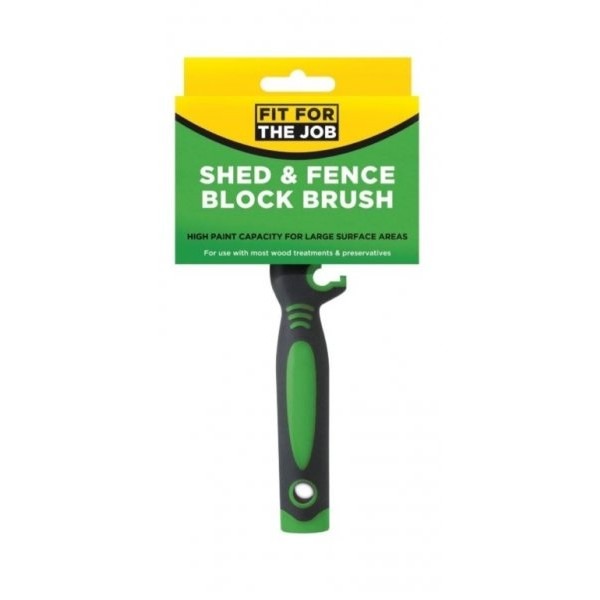 Fit For The Job Shed & Fence Block Brush