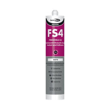 Bond It FS4 Fireshield Acoustic Intumescent Acrylic Sealant White Cartridge