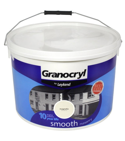 Leyland Granocryl Smooth Masonry Paint 10L Magnolia