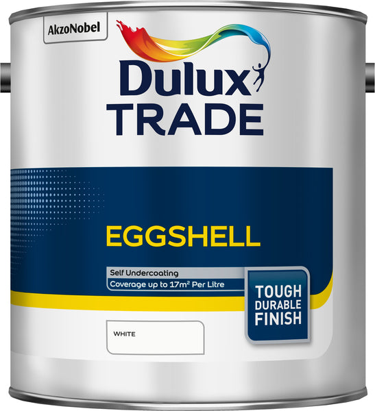 Dulux Trade 2.5ltr Eggshell White