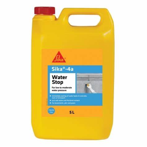 Sika 4a Waterstop Cement Admixture 5 Litre