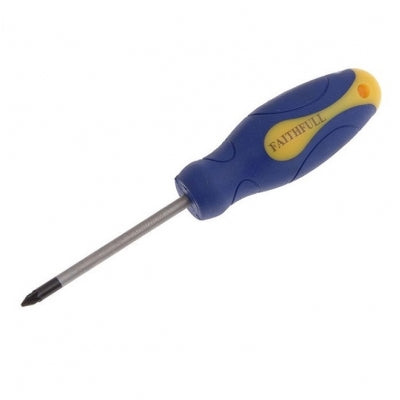 Faithfull Soft-Grip Pozi Drive Screwdriver PZ1