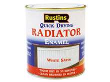 Rustins Quick Dry Enamel Radiator White Satin Paint