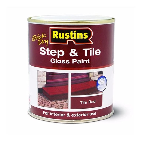 Rustins Quick Dry Step & Tile Paint Gloss Red
