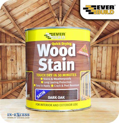 Everbuild Woodstain Satin 2.5ltr