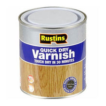 Rustins Quick Dry Coloured Varnish Satin Dark Oak