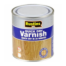 Rustins Quick Dry Coloured Varnish Satin Mahogany