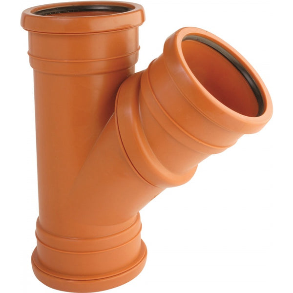 110mm Underground Triple Socket Branch