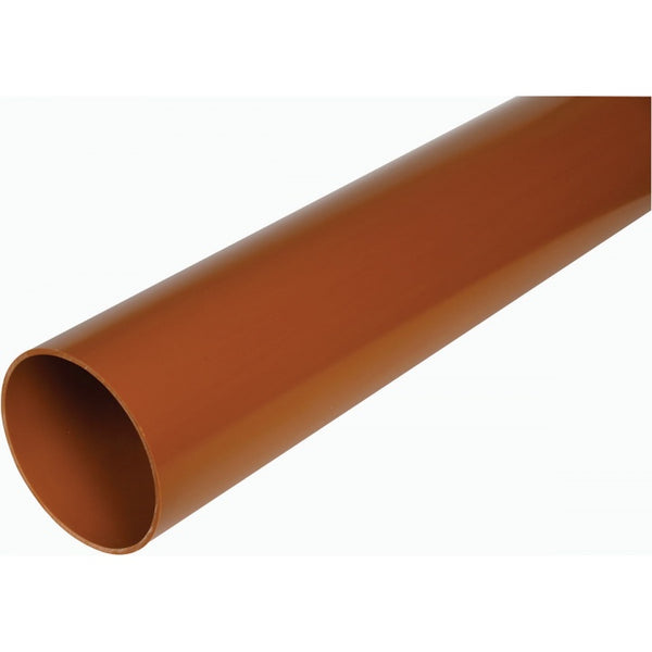 110mm Single Socket Underground Pipe