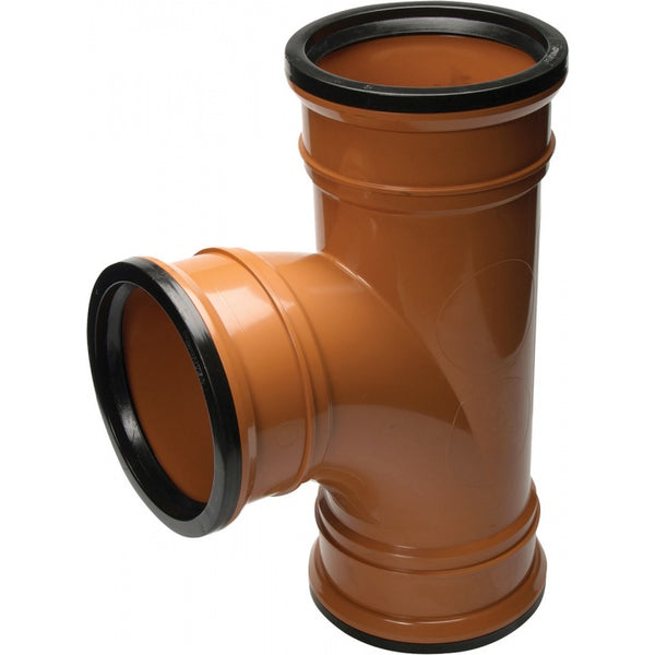 110mm Underground 87.5° Triple Socket Junction