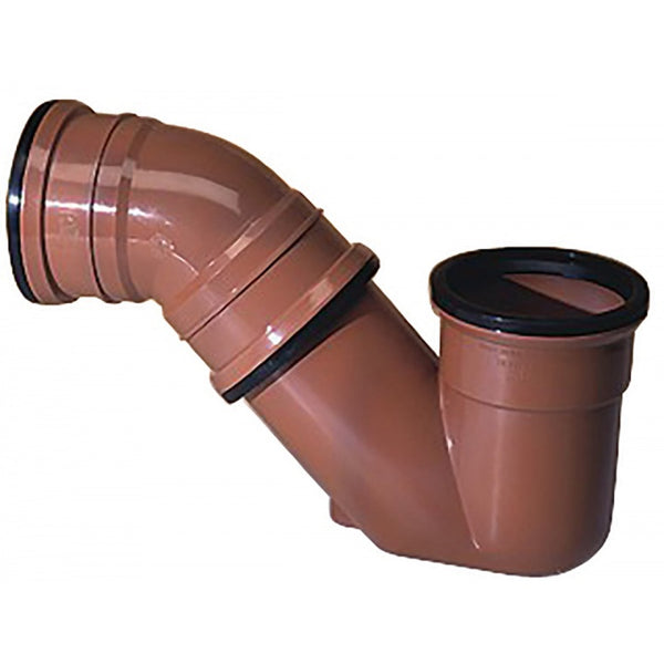 110mm Underground 90° P Gully Trap