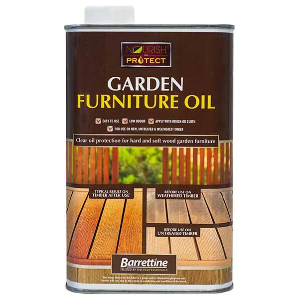 Barrettine Garden Furniture Oil 1L