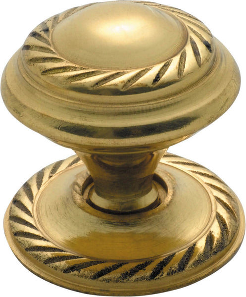 Georgian Cupboard Knob Polished Brass