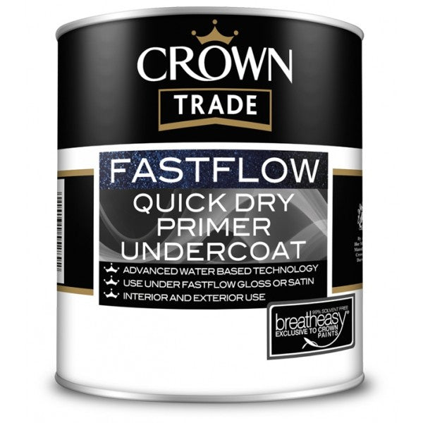 Crown Trade Fastflow QuIck Dry Undercoat White
