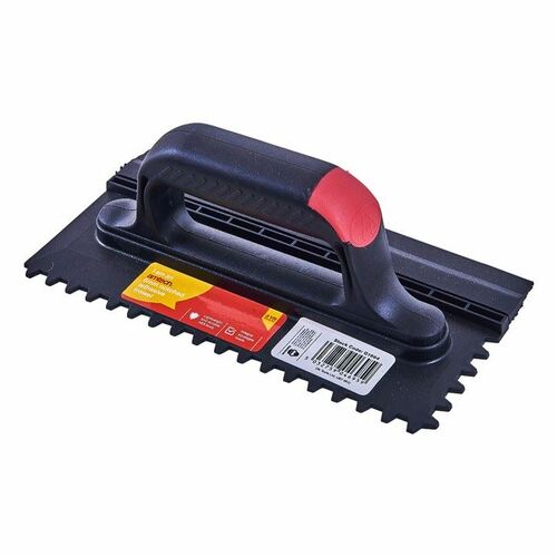 Notched Adhesive Trowel With Squeegee Blade 6mm
