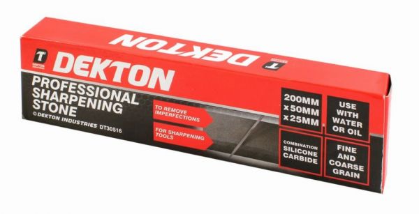 Dekton Professional Sharpening Stone - 20 x 5 x 2.5cm