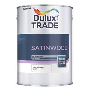 Dulux Trade Satinwood Paint Pure Brilliant White