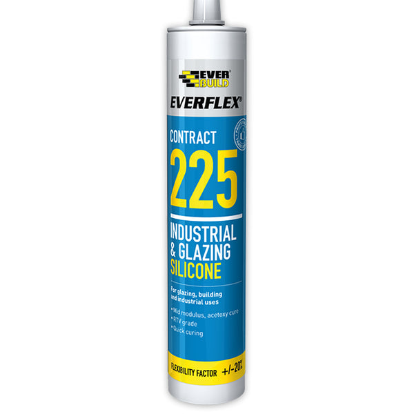 Everbuild Industrial and Glazing Silicone Translucent