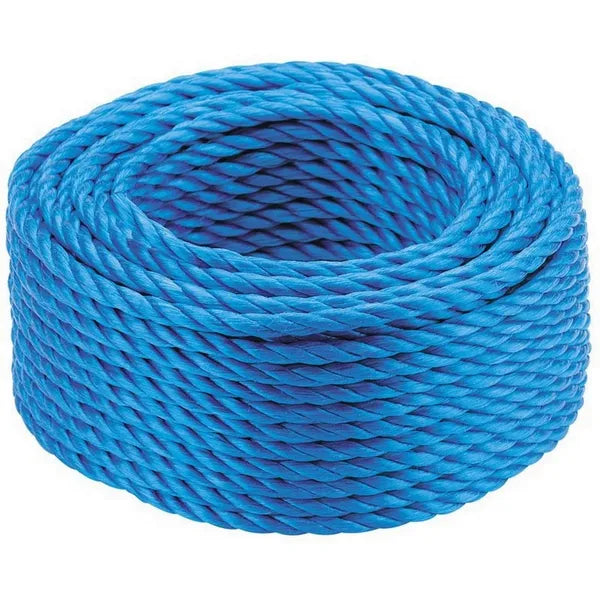 Blue Poly Rope Mini Coil 30m