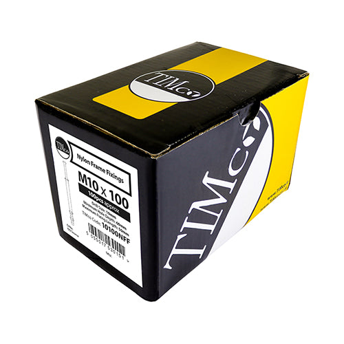 Nylon Frame Fixing - PZ - Zinc 8.0 x 80 Box Of 100