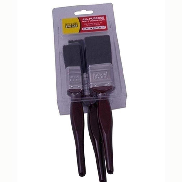 Fit For The Job 3 Pack All Purpose Paint and Varnish Brush Set