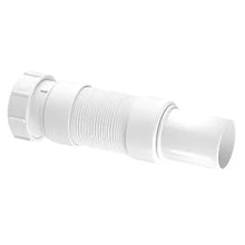Mcalpine Flexcon6 Flexible Waste Pipe Fitting White 40 X 210mm