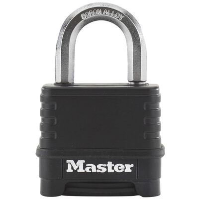 Master Lock Combination Padlock Excell Zinc 57 mm Black