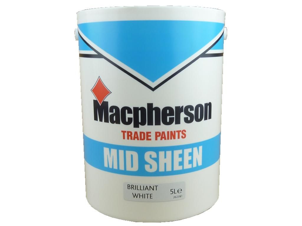 Macpherson Mid Sheen Emulsion Brilliant White