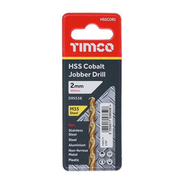 Ground Jobber Drill Bit Cobalt