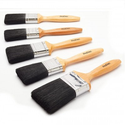 Prodec Craftsman Premium 5pc Painters And Decorators Paint And Varnish Brush Set