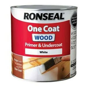 RONSEAL One Coat Wood Primer & Undercoat White 750ml
