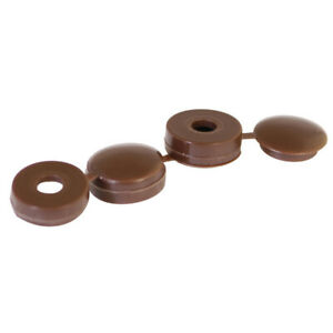 Forgefix Hinged Cover Cap Dark Brown No. 6-8 Bag 100