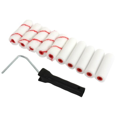 ProDec 10 Piece 4" Inch Assorted Mini Roller Frame Pack Paint Rollers